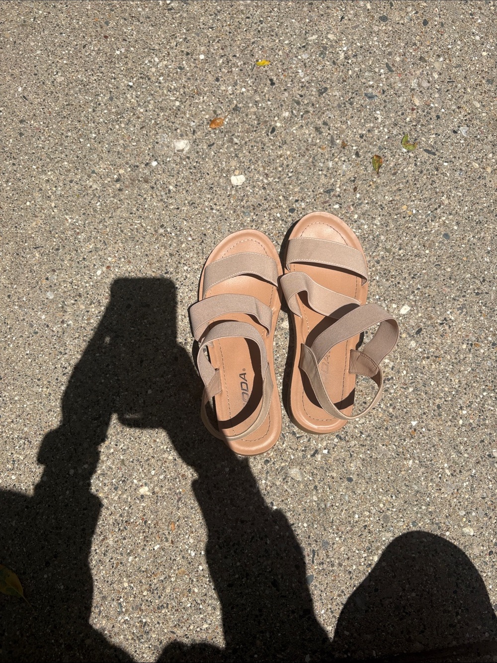 Soda Girls Beige/Tan Strappy Dress Sandals